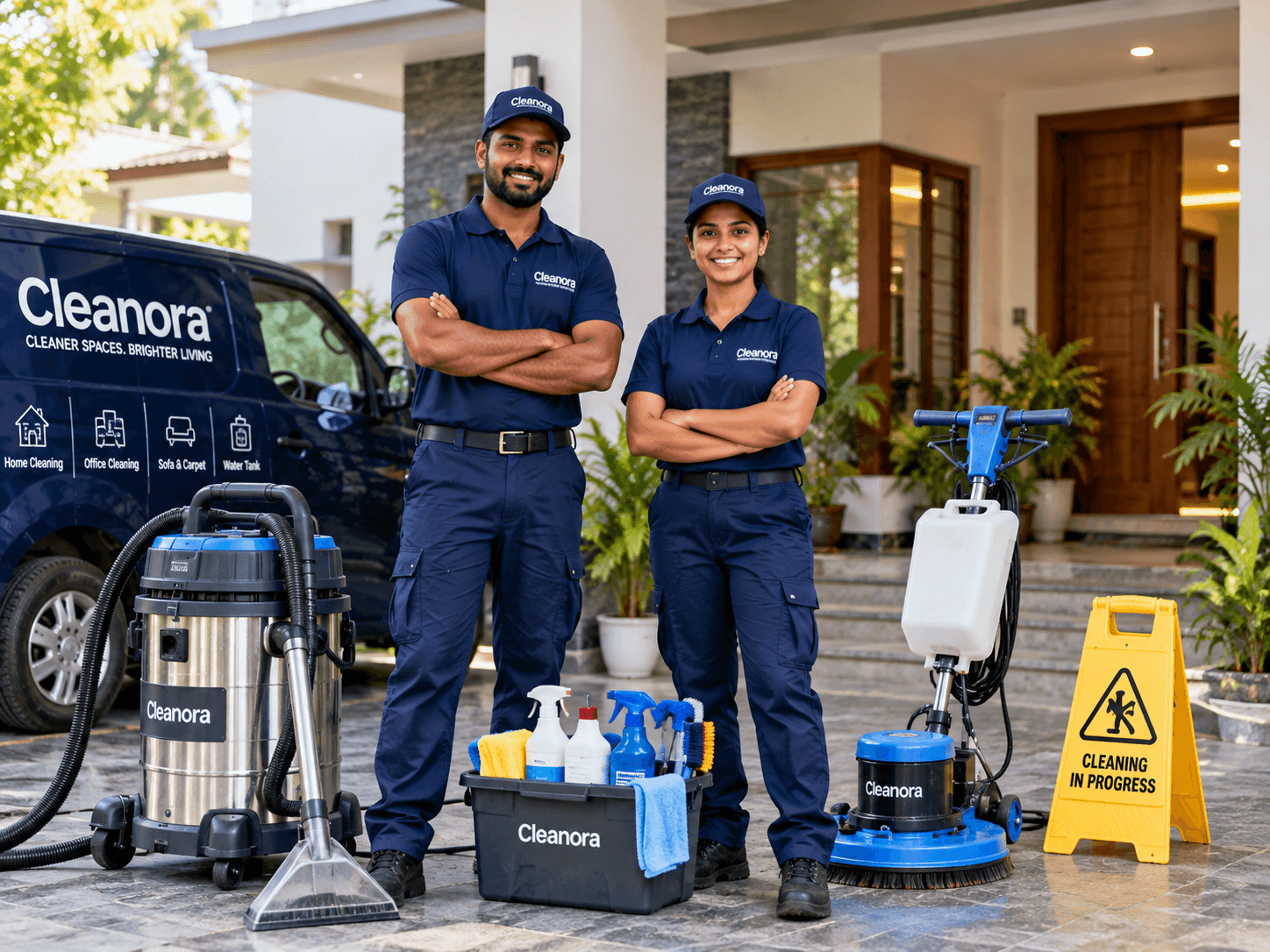 Meet Cleanora Professional Cleaning Team Mattanur Kannur